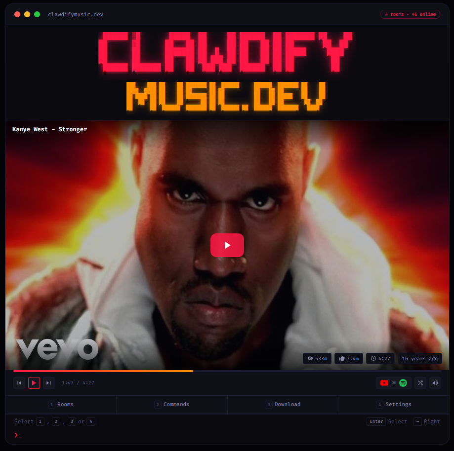 Clawdify Music